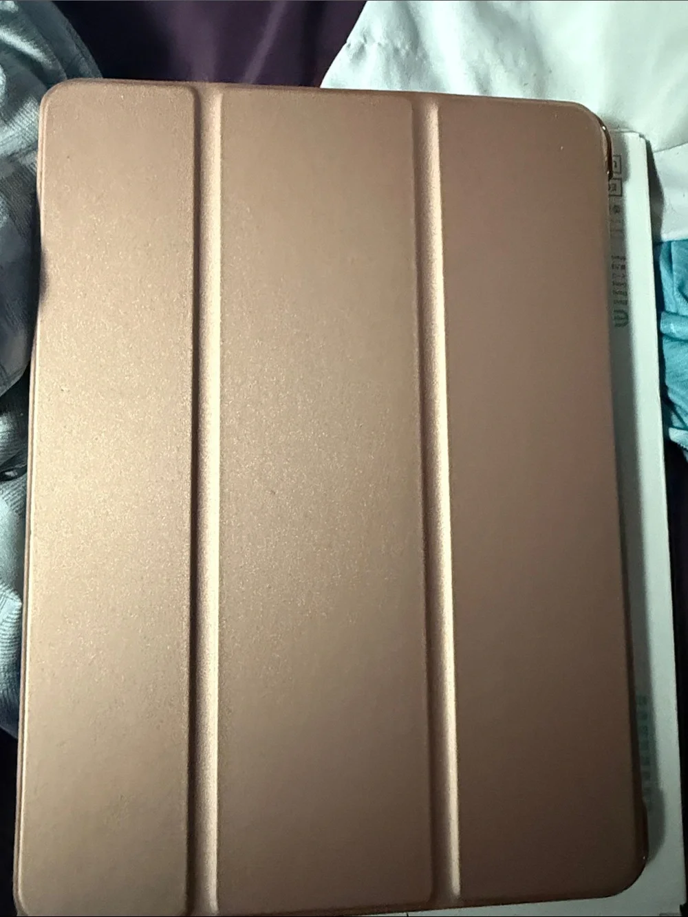 Rose Gold and Tablet Case